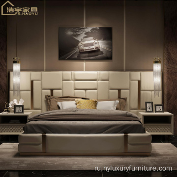 новый модный современный набор мебели для спальни с кроватью размера &quot;king-size&quot;